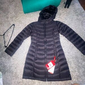 The North Face Women's Jenae Quilted Hooded Down Puffer Parka Size S 550 NWT Blk